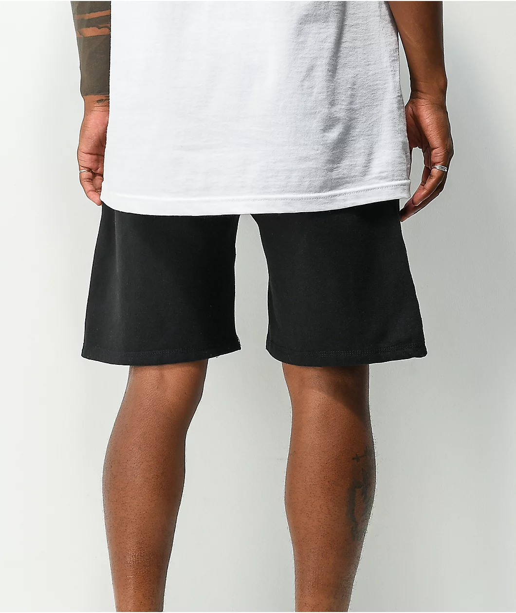 Key Street Moto Ichiban Black Sweat Shorts - Image 4