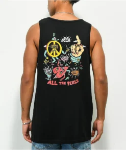 Killer Acid All The Feels Black Tank Top