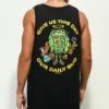 Killer Acid Jesus Bud Black Tank Top