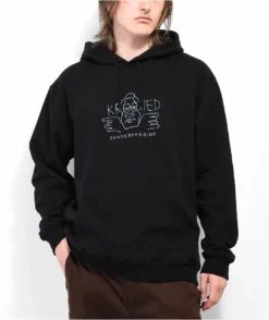 Krooked Arketype Raw Black Hoodie