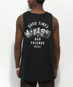 Lurking Class By Sketchy Tank Bad Friends Black Tank Top