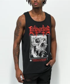 Lurking Class By Sketchy Tank Decay Black Tank Top