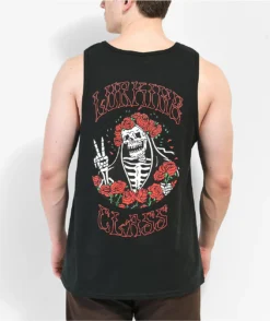 Lurking Class By Sketchy Tank Dertha 22 Black Tank Top