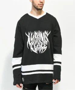 Lurking Class By Sketchy Tank Lurker Black Hockey Jersey