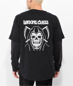 Lurking Class By Sketchy Tank Metal Scythe Black 2Fer Jersey