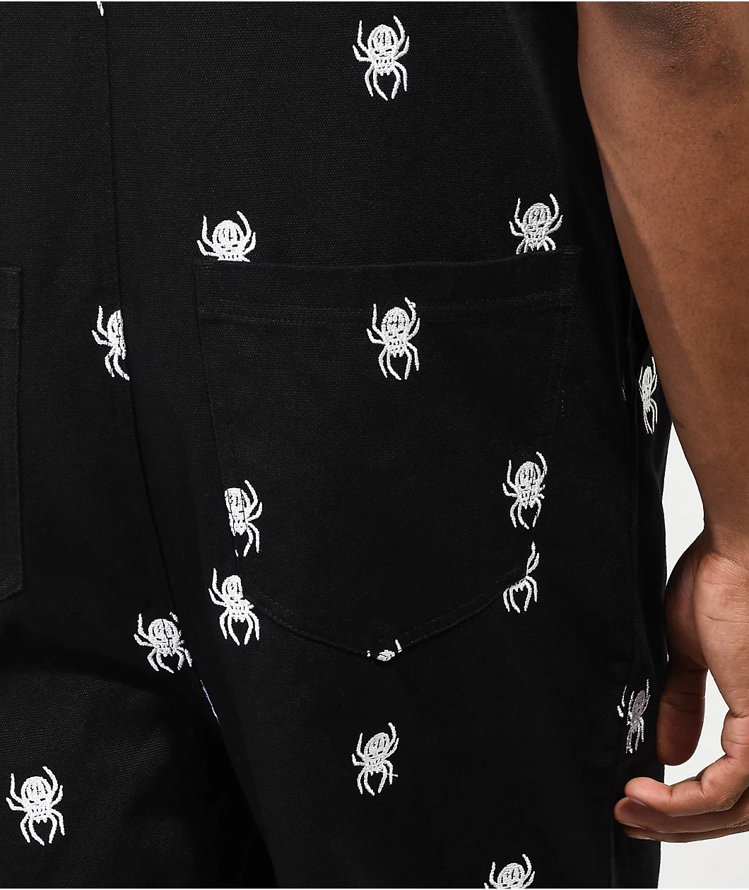 Lurking Class By Sketchy Tank Spider Black Overalls - Image 4