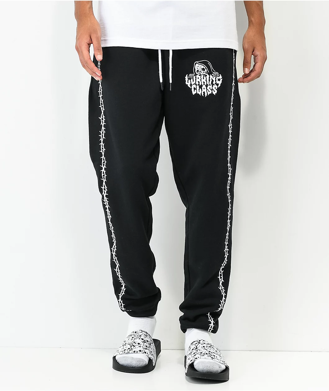 Lurking Class By Sketchy Tank Thorns Black Jogger Sweatpants