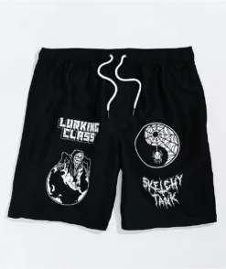 Lurking Class By Sketchy Tank World Wide 2 Black Board Shorts