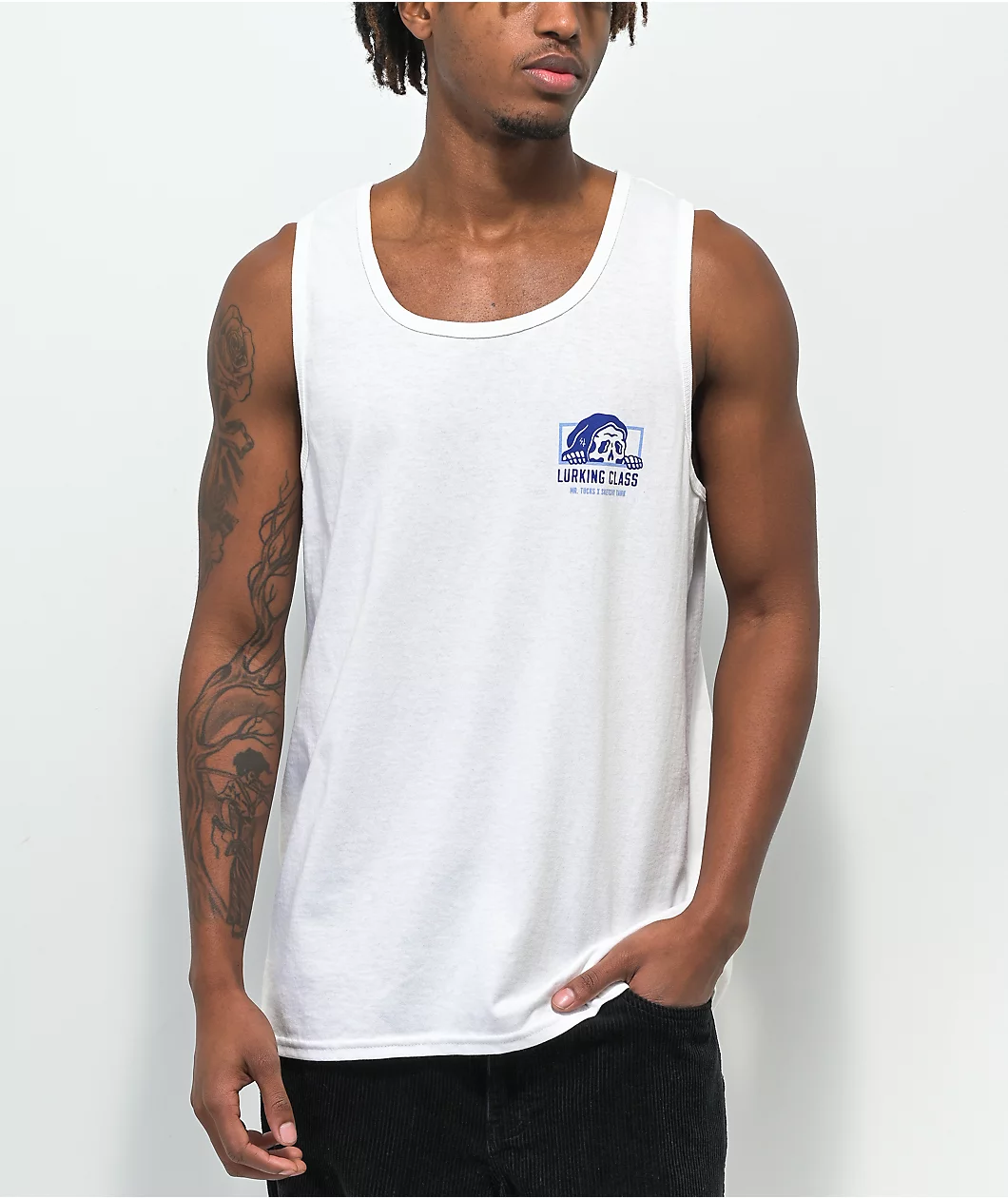 Lurking Class By Sketchy Tank X Mr. Tucks Chapter 2 White Tank Top - Image 2