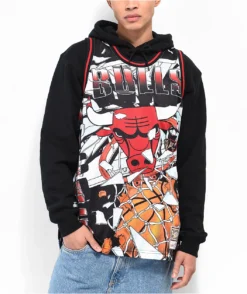 Mitchell & Ness X NBA Chicago Bulls Energy Black Basketball Jersey