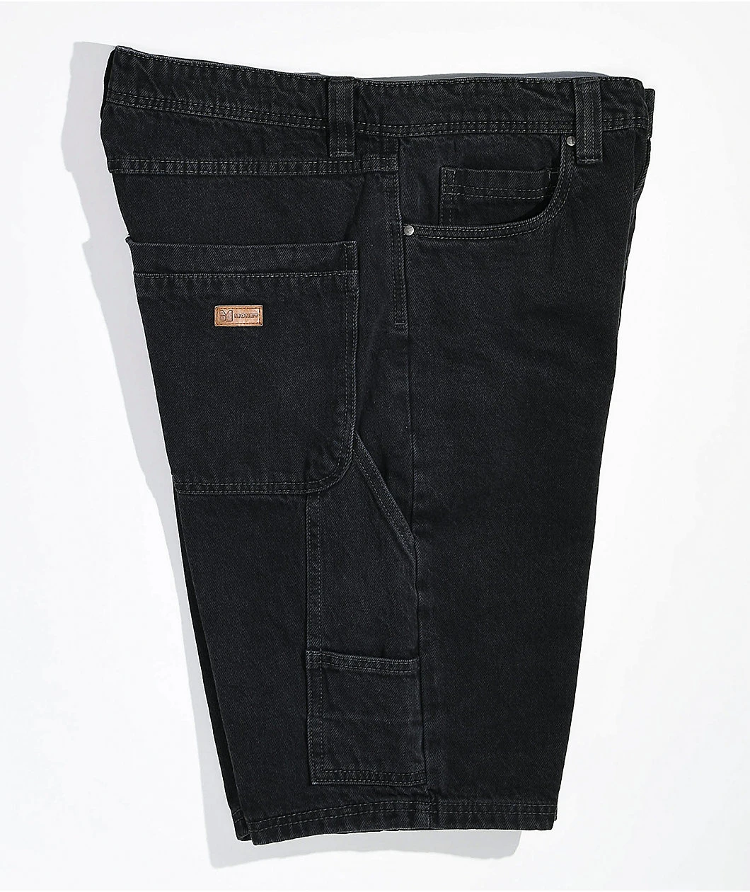 Monet Carve Black Wash Denim Shorts - Image 5