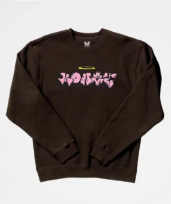 Monet Drippin Brown Crewneck Sweatshirt
