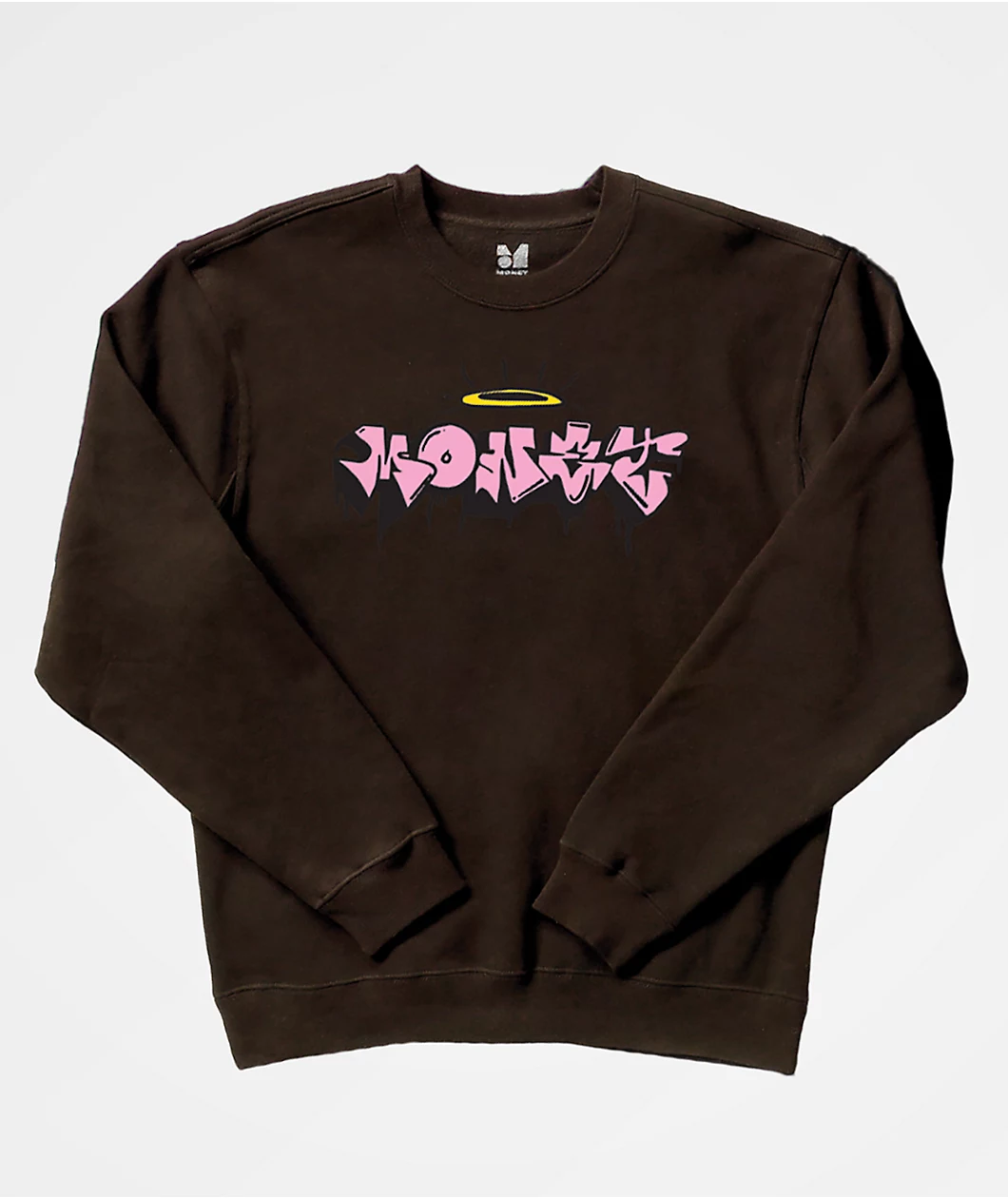Monet Drippin Brown Crewneck Sweatshirt