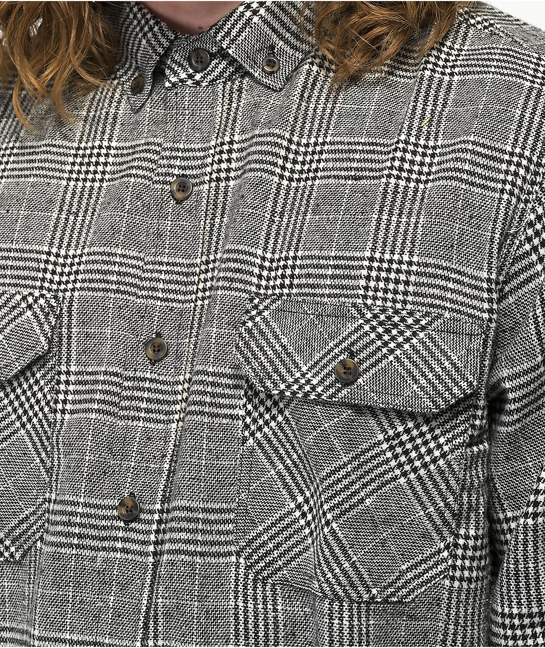 Montage Black & White Plaid Flannel Shirt - Image 3