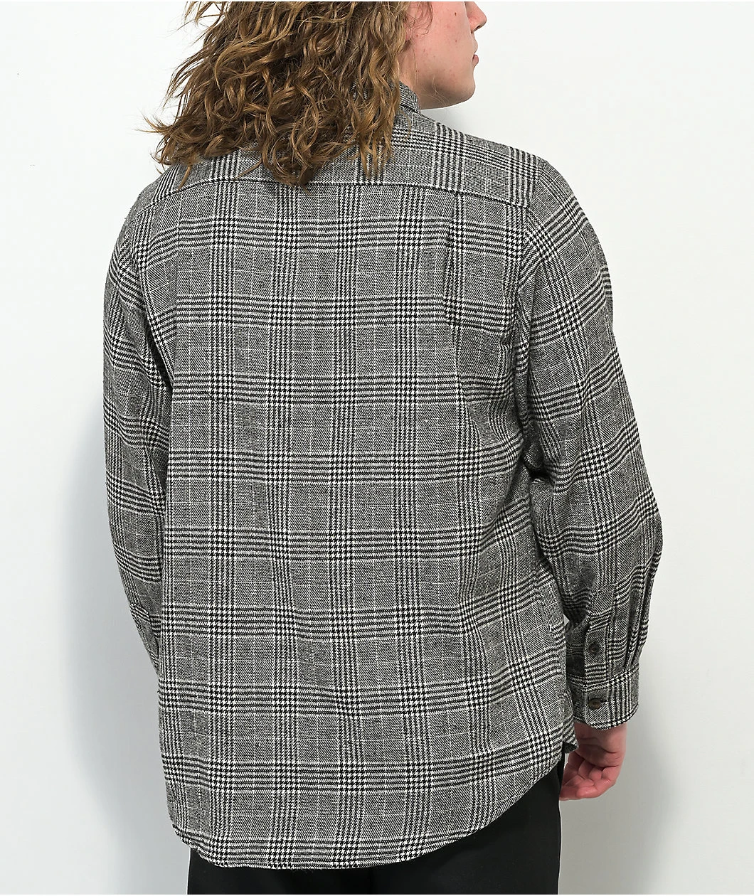 Montage Black & White Plaid Flannel Shirt - Image 2