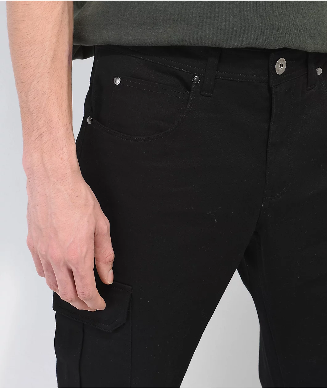 Ninth Hall Signal Black Flare Cargo Pants - Image 3