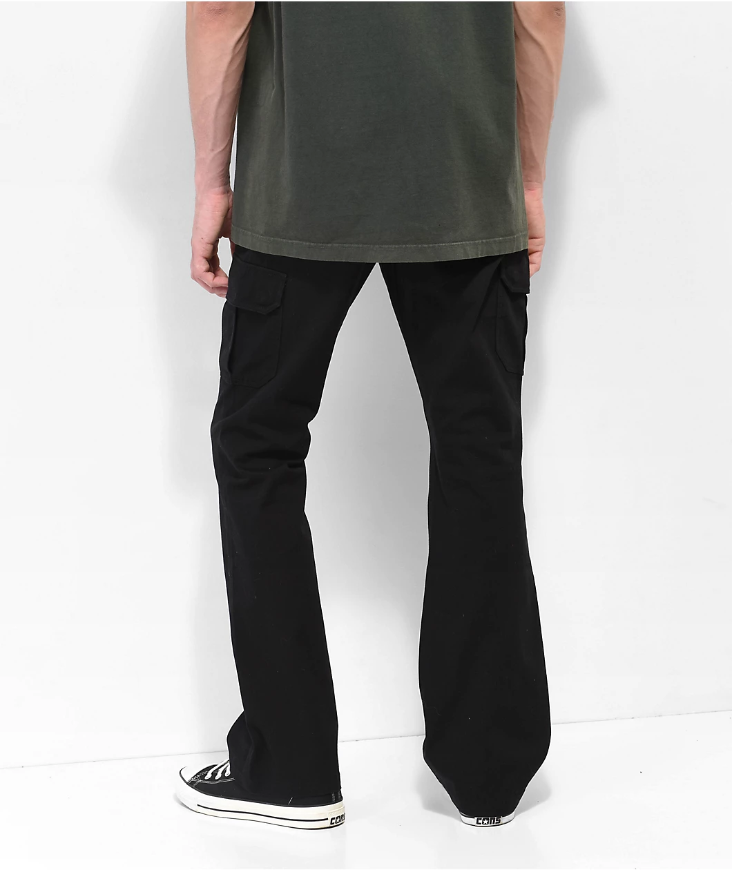 Ninth Hall Signal Black Flare Cargo Pants - Image 2