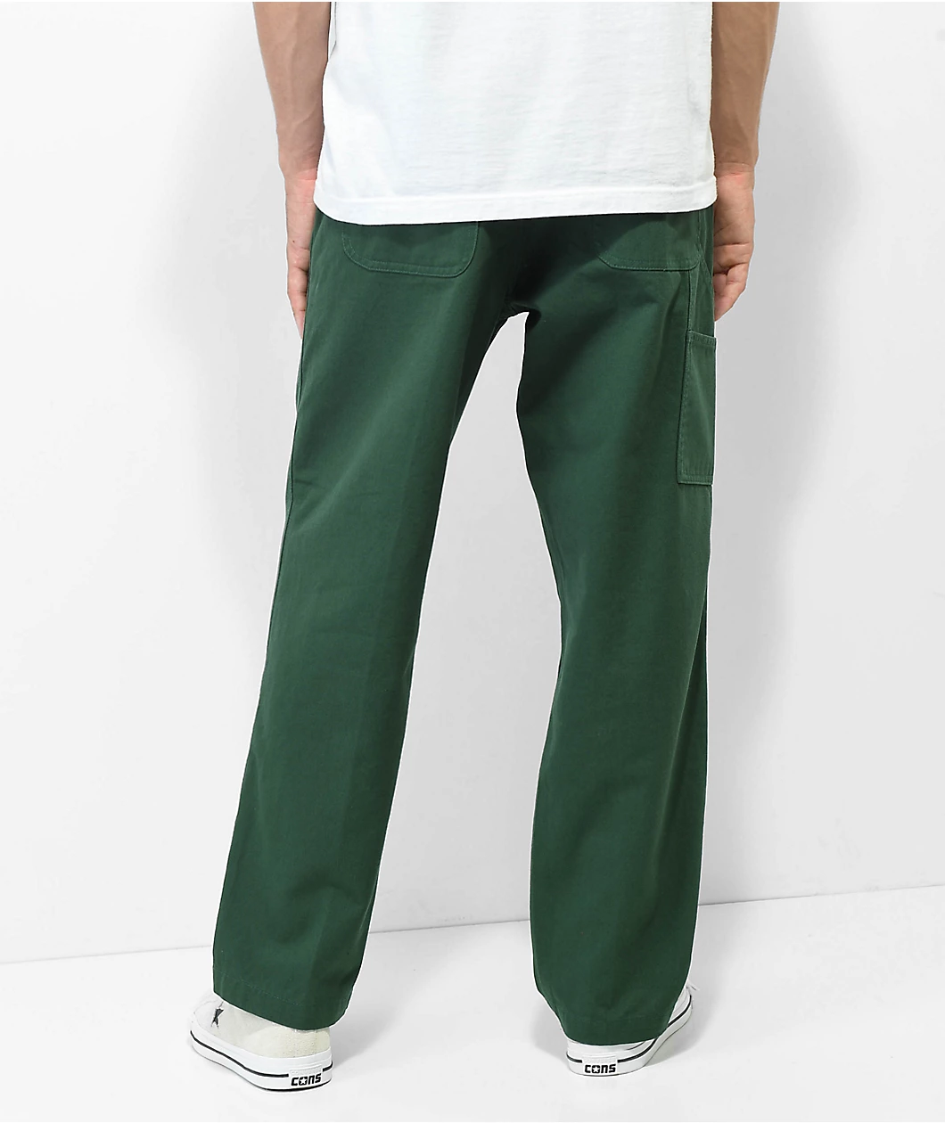 Obey Hardwork Green Carpenter Pants - Image 2