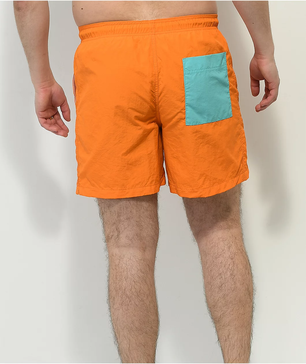 Odd Future Color Pocket Orange Board Shorts - Image 3