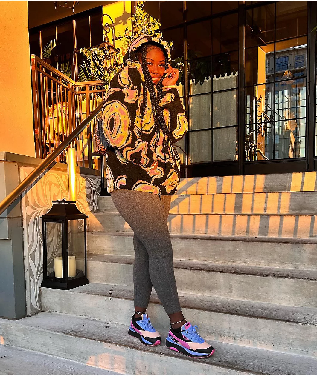 Odd Future Psychedelic Donut Hooded Tech Fleece - Image 3