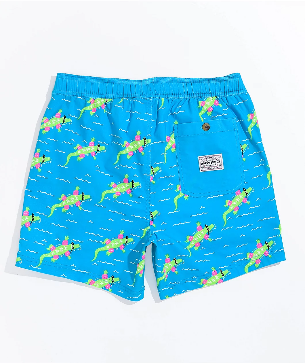 Party Pants Lazy River Blue Board Shorts - Image 6