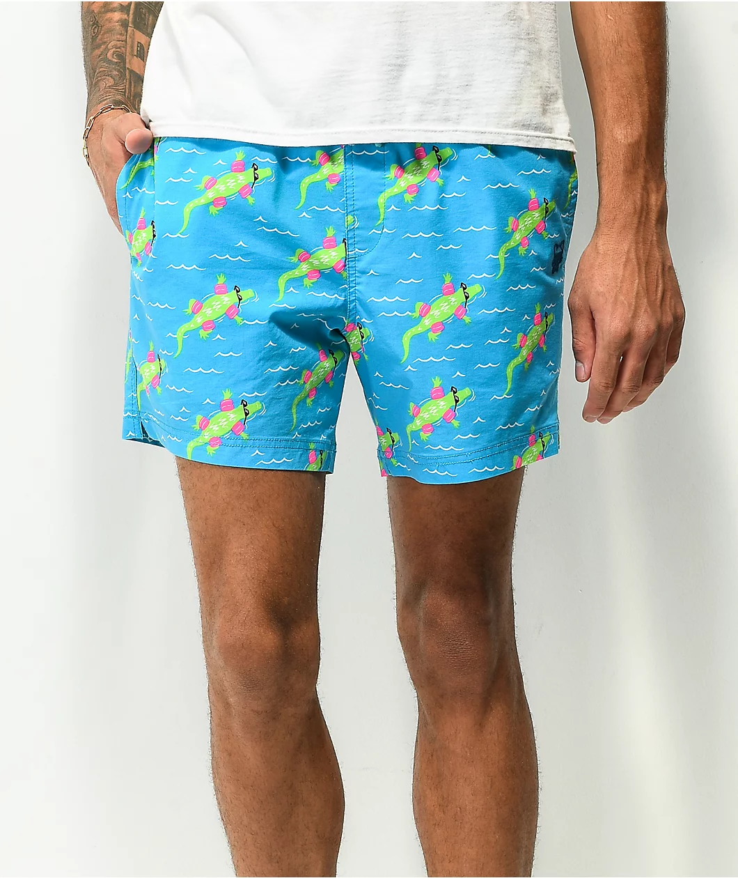 Party Pants Lazy River Blue Board Shorts - Image 2