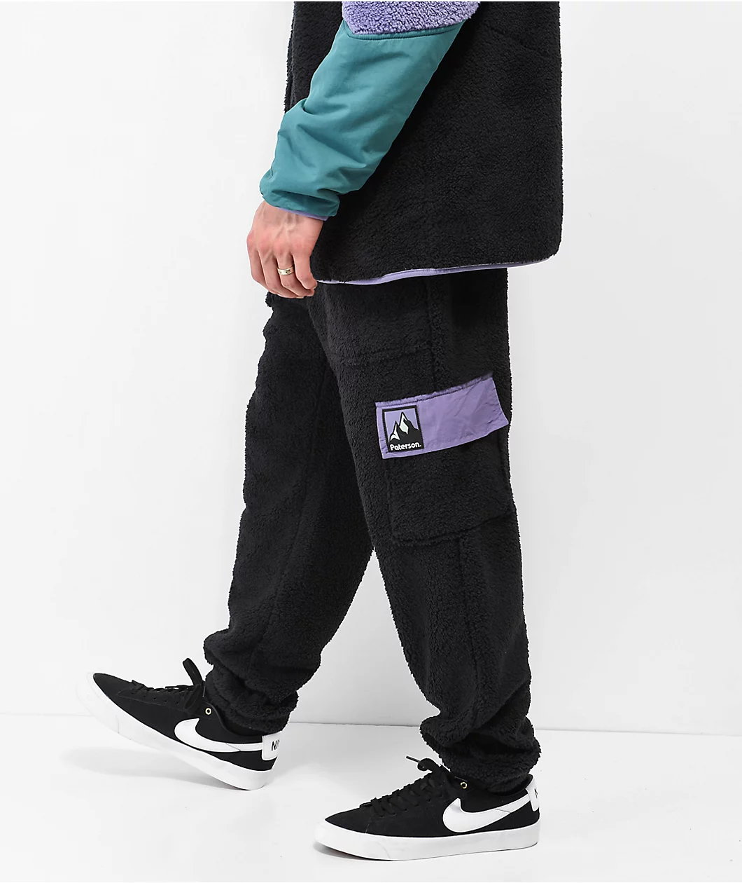 Paterson Summit Black Fleece Sweatpants - Image 3