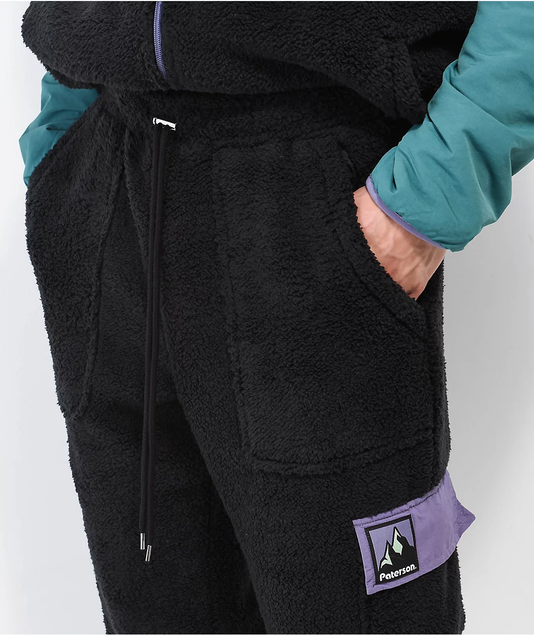 Paterson Summit Black Fleece Sweatpants - Image 4