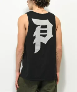 Primitive Dirty P Black Tank Top