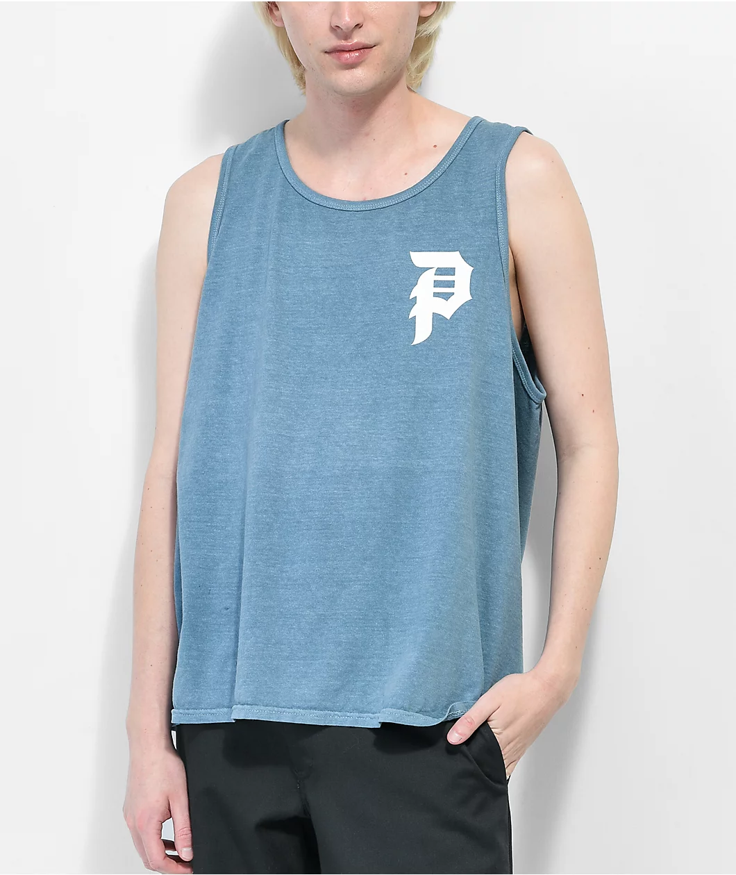 Primitive Dirty P Ice Blue Tank Top - Image 2