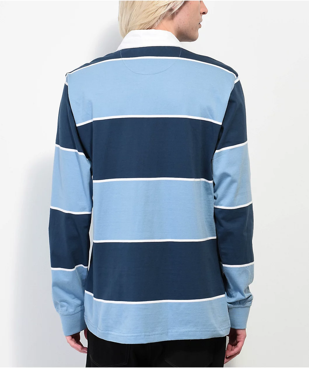 Primitive Hampton Blue Rugby Shirt - Image 2