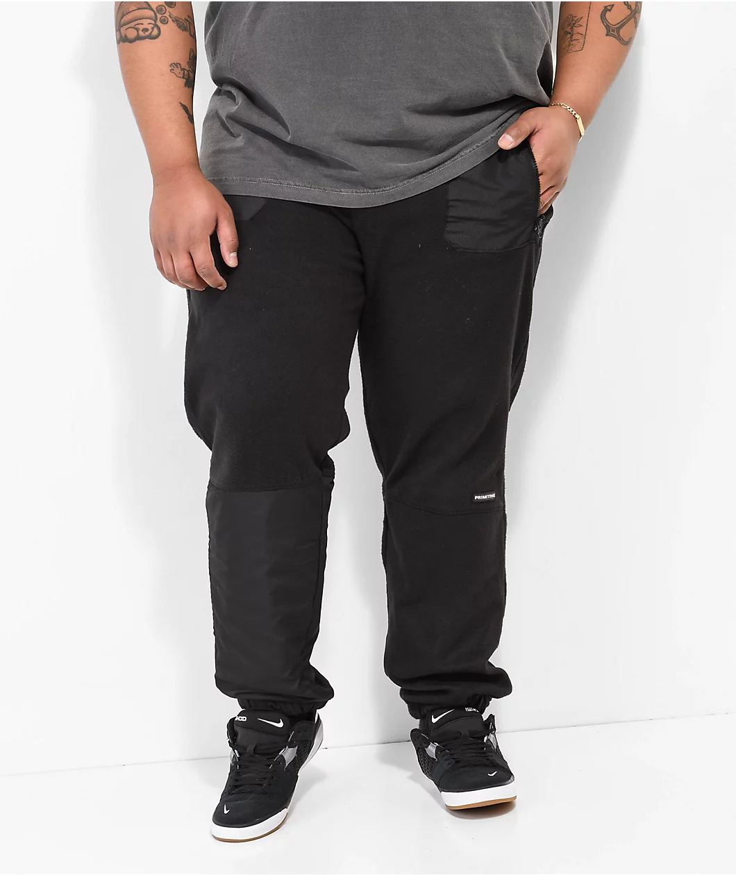 Primitive Shadows Black Polar Sweatpants - Image 7