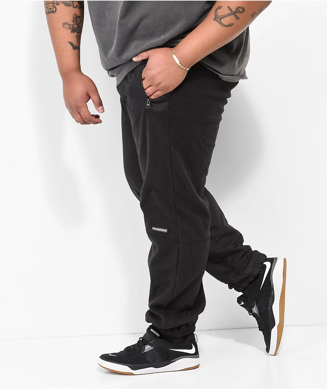 Primitive Shadows Black Polar Sweatpants - Image 9