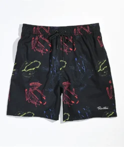 Primitive Sonora Black Board Shorts