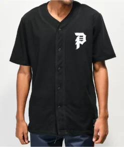 Primitive Tokyo Champion Black Baseball Jersey