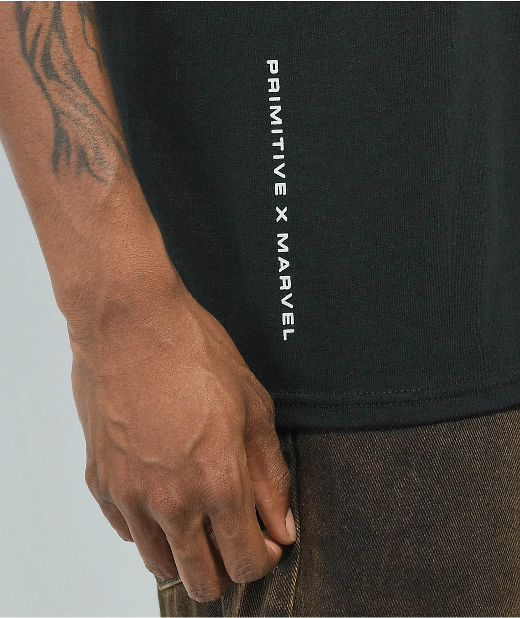 Primitive X Marvel By Paul Jackson Venom Black T-Shirt - Image 4