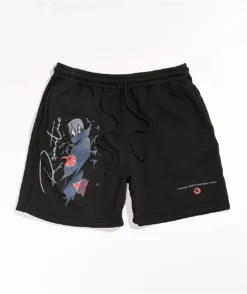 Primitive X Naruto Shippuden Crows Black Sweat Shorts