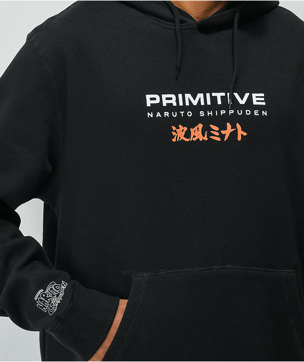 Primitive X Naruto Shippuden Minato Black Hoodie - Image 3