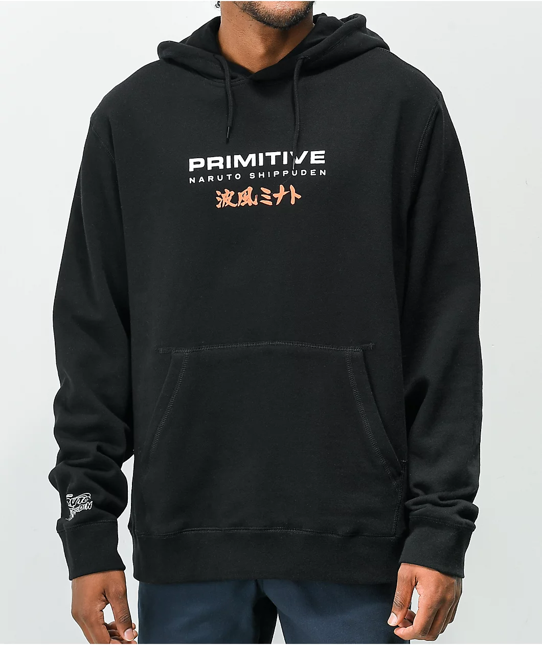 Primitive X Naruto Shippuden Minato Black Hoodie - Image 2