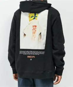 Primitive X Naruto Shippuden Minato Black Hoodie