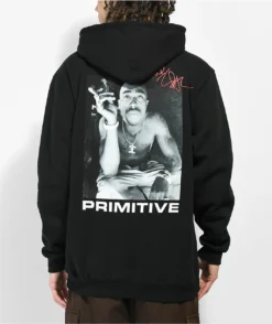 Primitive X Tupac Smoke Black Hoodie