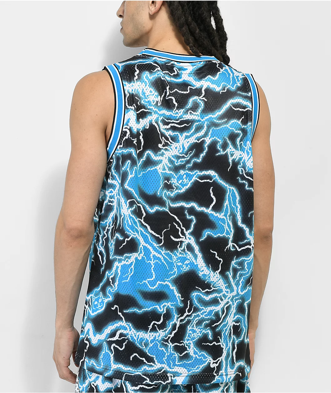 RIPNDIP Nikola Black & Blue Basketball Jersey - Image 2