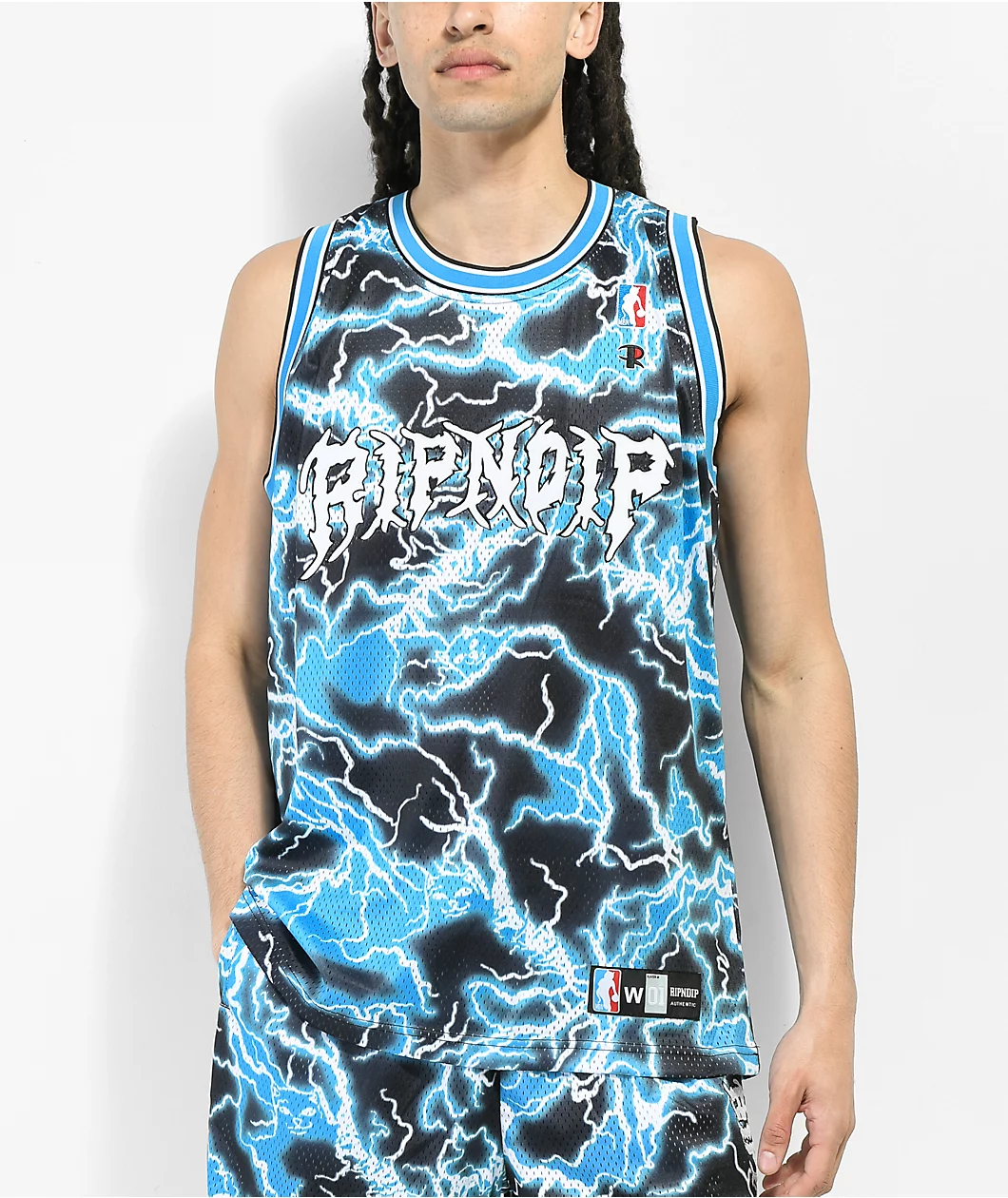 RIPNDIP Nikola Black & Blue Basketball Jersey