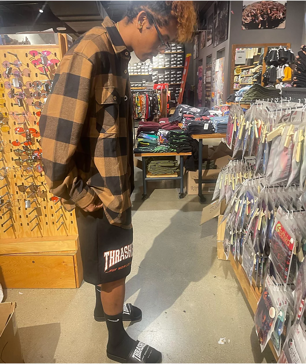 Rothco Heavy Brown Plaid Flannel Shirt - Image 4