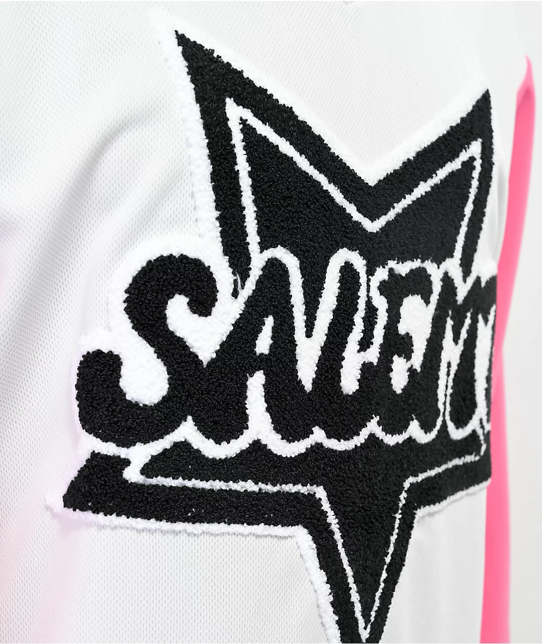 Salem7 Pink & White Hockey Jersey - Image 4
