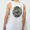 Santa Cruz Dressen Pup Dot White Tank Top