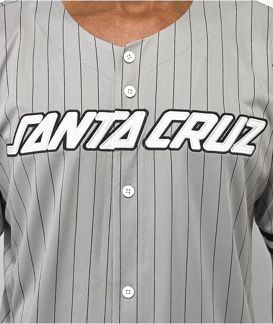 Santa Cruz Dryden Grey Baseball Jersey - Image 3