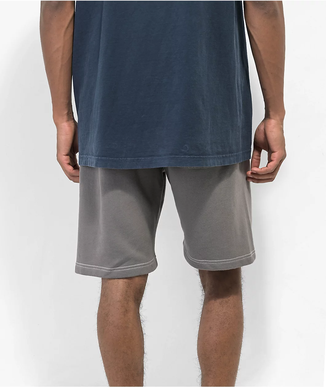 Santa Cruz Travelers Opus Grey Sweat Shorts - Image 3
