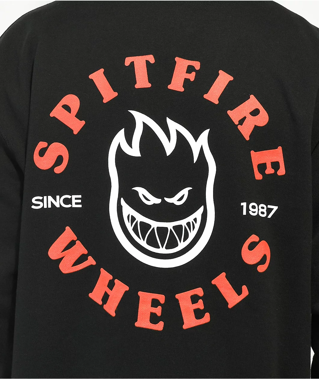 Spitfire Bighead Black Zip Hoodie - Image 4