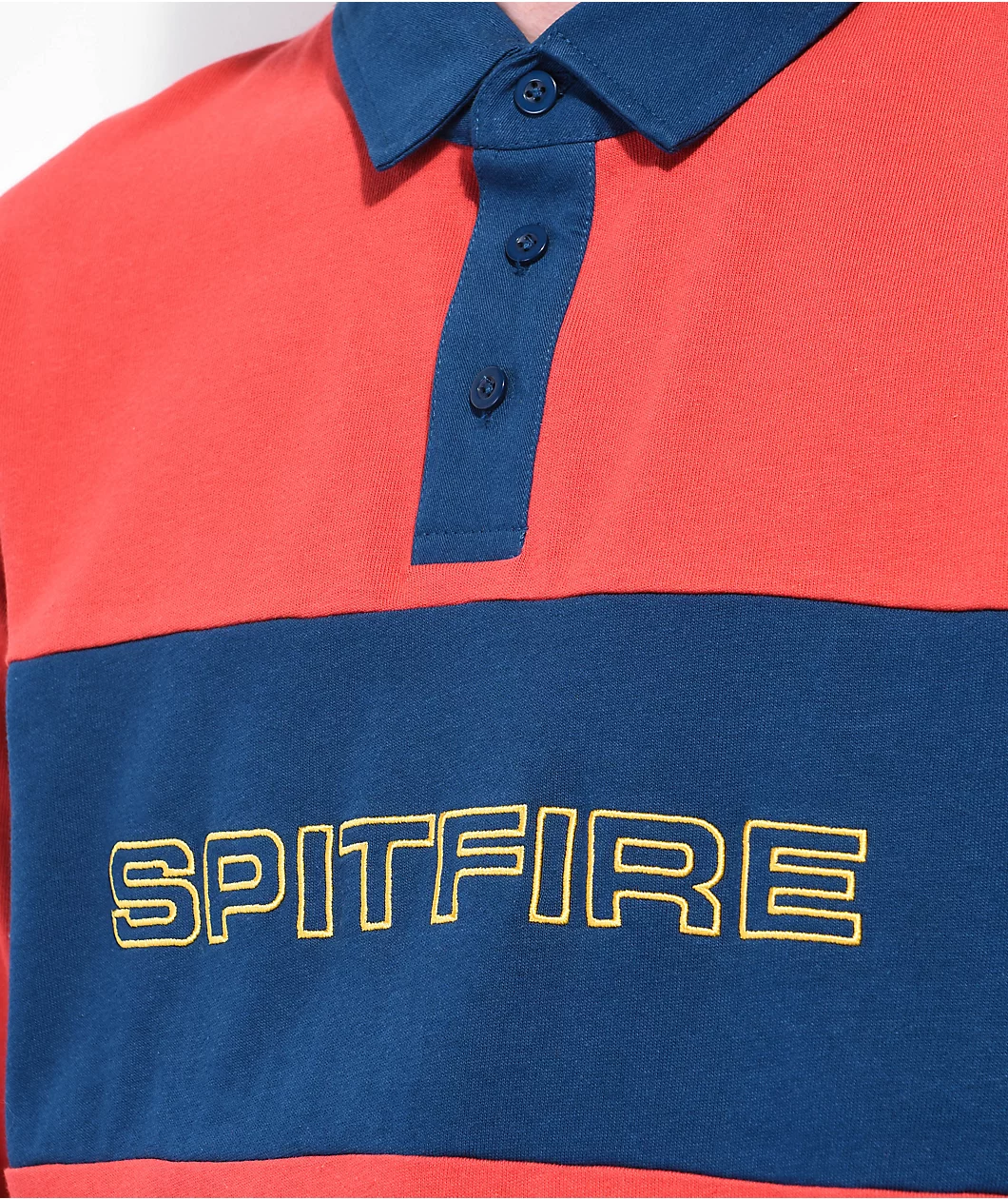 Spitfire Geary Red Rugby Shirt - Image 3